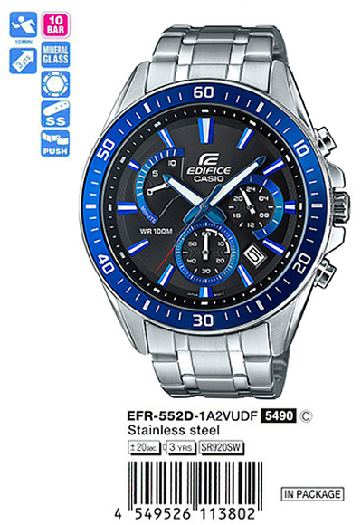 Casio EFR-552D-1A2